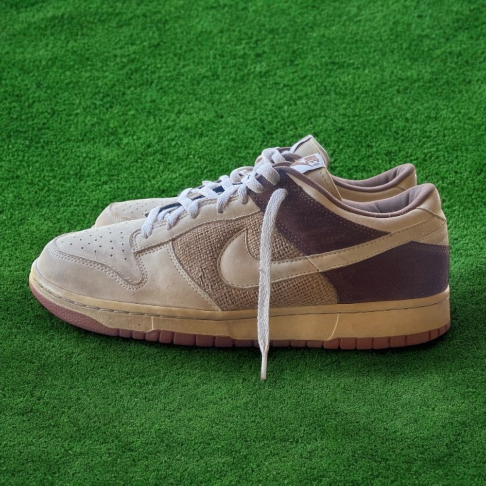 Nike Dunk Low CL SB Leather Hemp Shoes 304714-224 Men’s Size 12